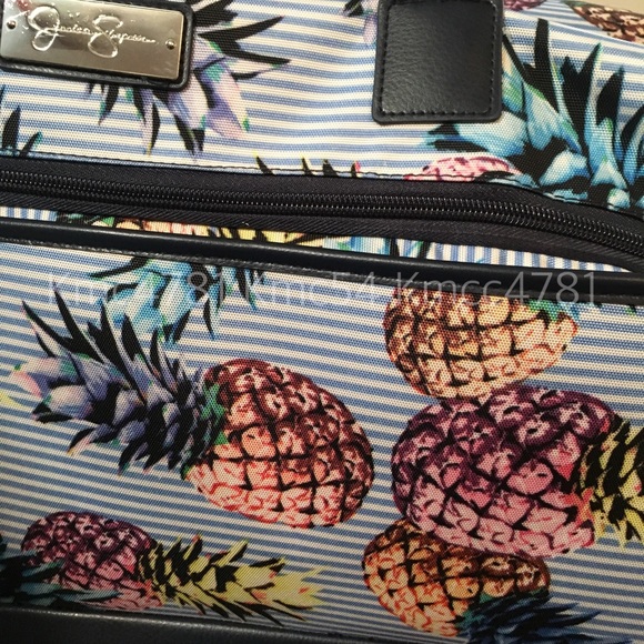 Jessica Simpson Bags Jessica Simpson Stripe Pineapple Luggage